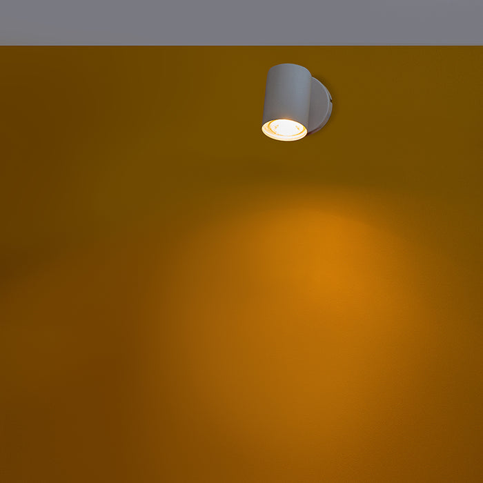 QAZQA Moderne plafondspot wit kantelbaar - Jeana