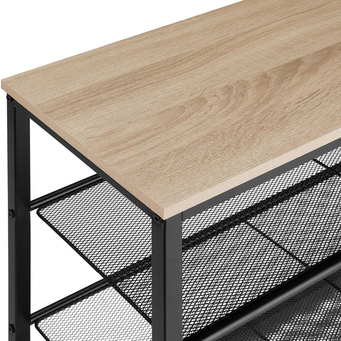 tectake® Schoenenrek Bournemouth 75,5x30,5x85,5cm