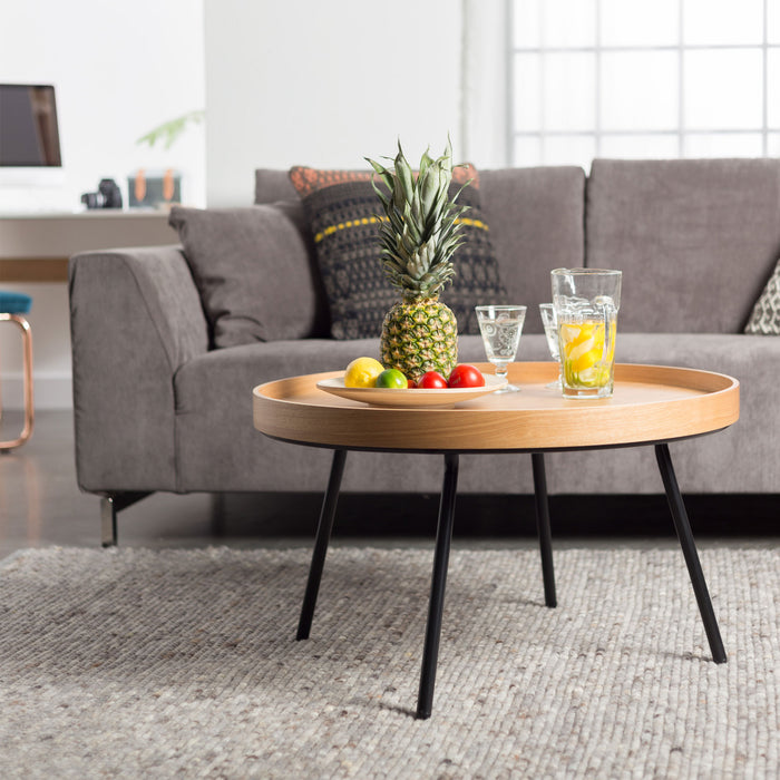 Zuiver Oak Tray Salontafel Ø 78 cm
