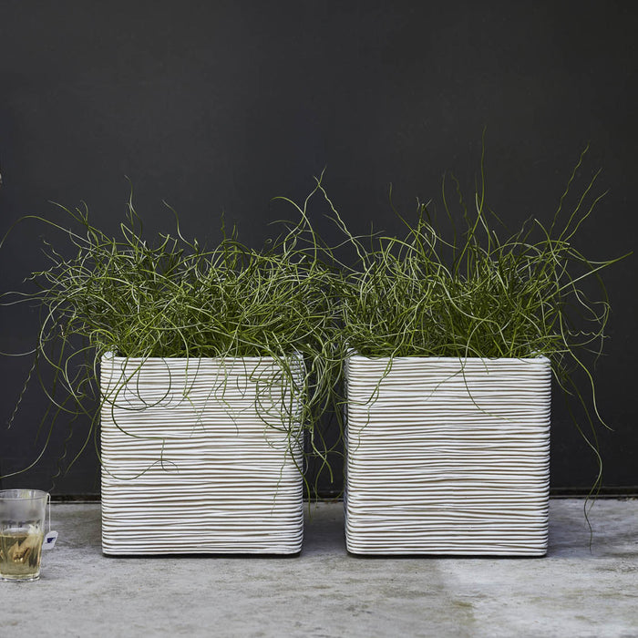 Capi Europe Nature Rib Vierkant Bloempot 40 x 40 cm
