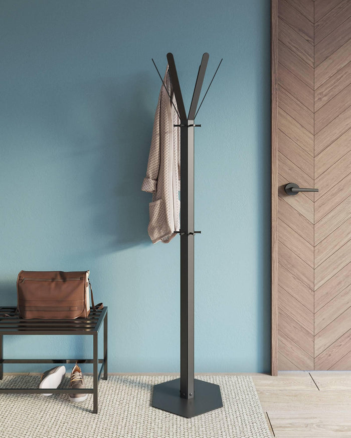 Gorillz Molto Staande Kapstok 18 Kapstok haken - Zwart