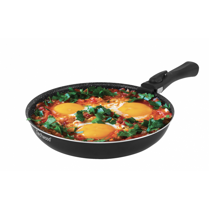 Techwood 6103p - 10-delige Pannenset - Met 3 Deksels & Handgreep