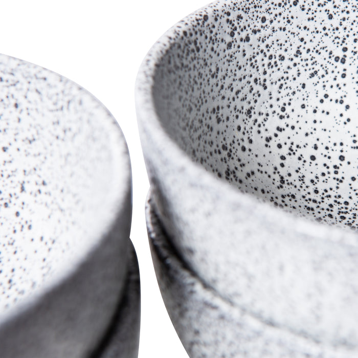 HKliving Gradient Ceramics Kom Ø 13 cm - Set van 4