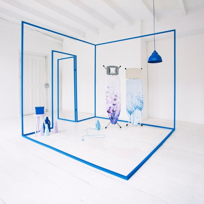 Brabantia Strijkplank B met Strijkijzerhouder 124 x 38 cm - Cotton Flower