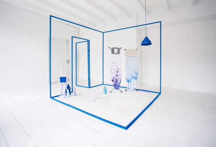 Brabantia Strijkplank B met Strijkijzerhouder 124 x 38 cm - Cotton Flower