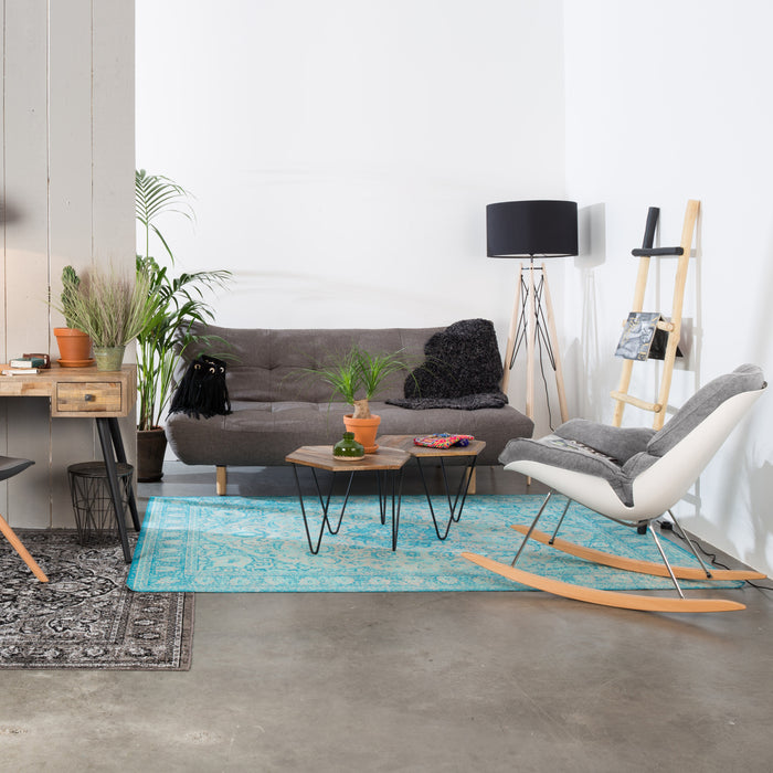 MOOS Dylan Vloerkleed Blauw