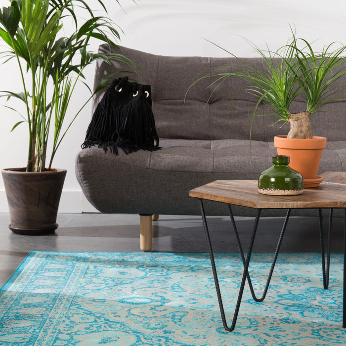 MOOS Dylan Vloerkleed Blauw