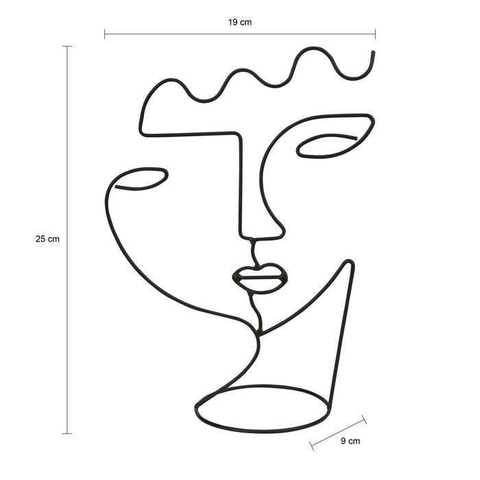 LYVION Sieradenrekje - Abstract - Zwart