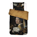 Essenza Floral Girl Dekbedovertrek 140 x 220 cm - Zwart