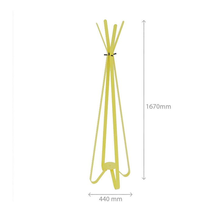 Gorillz Modi Industriële Kapstok Staand - Geel