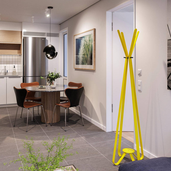Gorillz Modi Industriële Kapstok Staand - Geel
