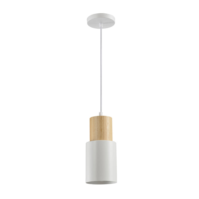 QUVIO Hanglamp koker vorm - QUV5053L-WHITE