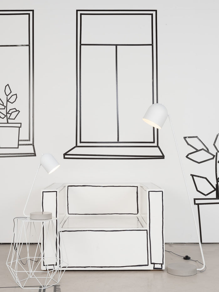 It's About Romi Madrid Tafellamp Ijzer 22 x 57 x ¯ 12 cm - Wit