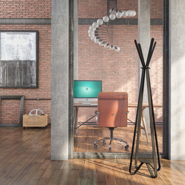 Gorillz Modi Industriële Kapstok Staand - Zwart