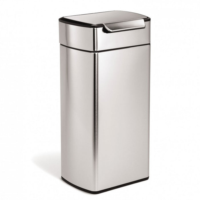 Simplehuman Rectangular Touch-Bar Can 30 Liter