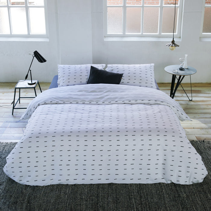 Walra More Dashes Dekbedovertrek 200 x 220/240 cm - Wit