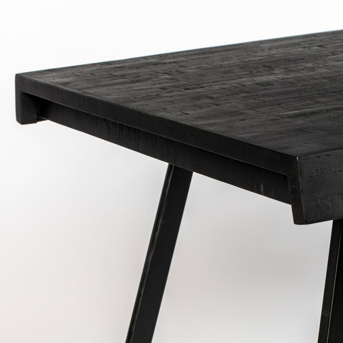 by fonQ Tygo Eettafel - 200 x 90 cm - Zwart