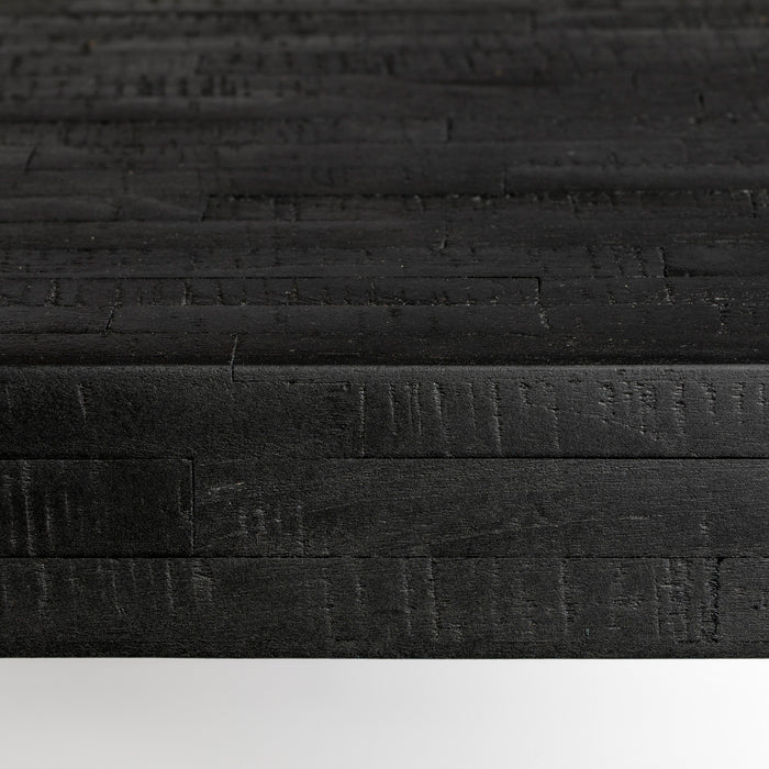 by fonQ Tygo Eettafel - 200 x 90 cm - Zwart