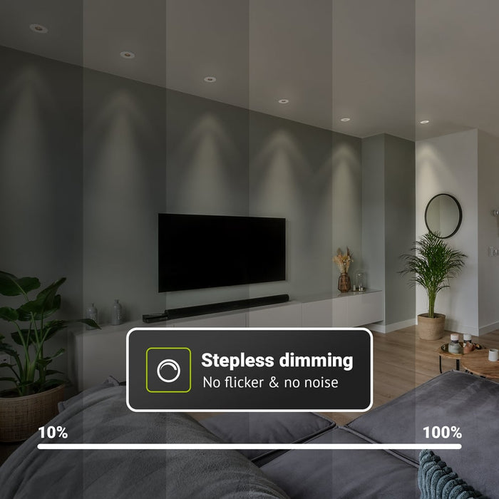 HOFTRONIC Napels - LED Inbouwspots Badkamer IP65 Wit