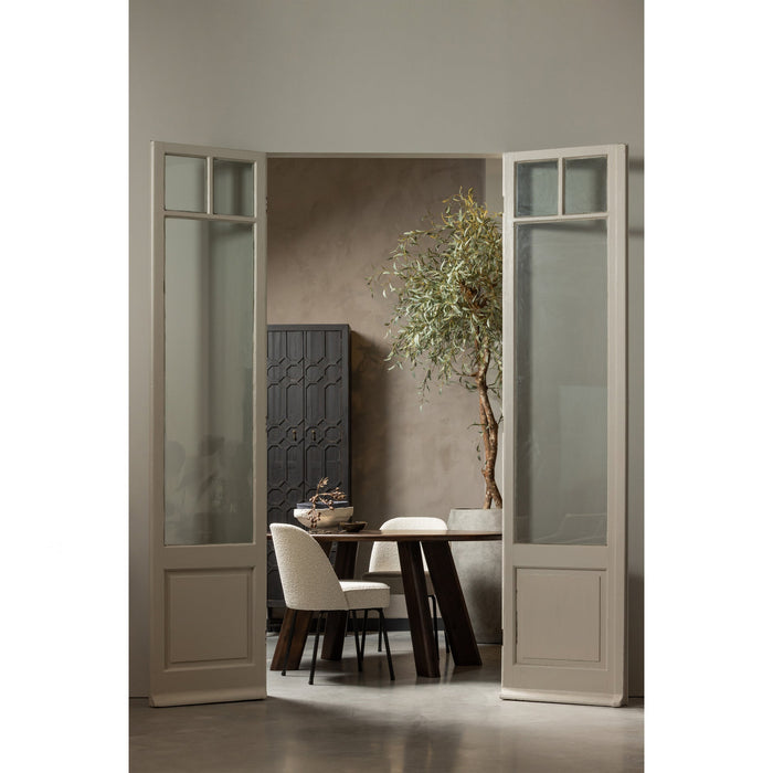 VOGUE EETKAMERSTOEL FLUWEEL POPPY MOSTERD