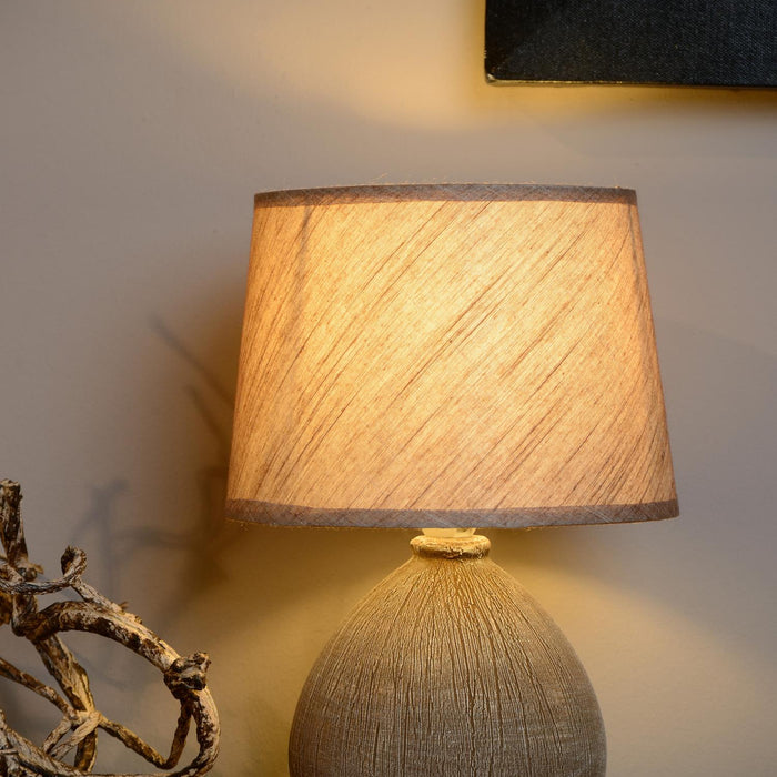 Lucide RAMZI Tafellamp - Bruin