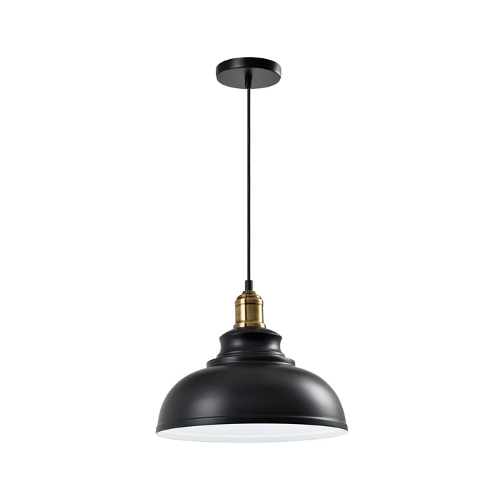 QUVIO Hanglamp rond zwart - QUV5126L-BLACK