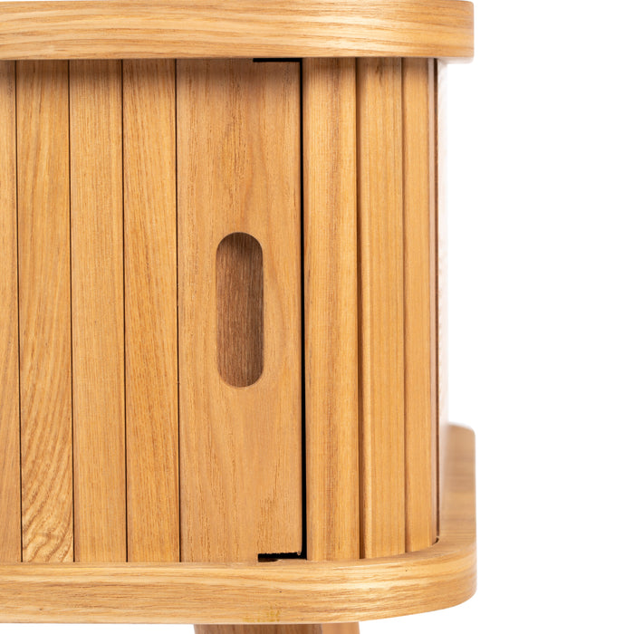 Zuiver Barbier Bijzettafel - Eiken