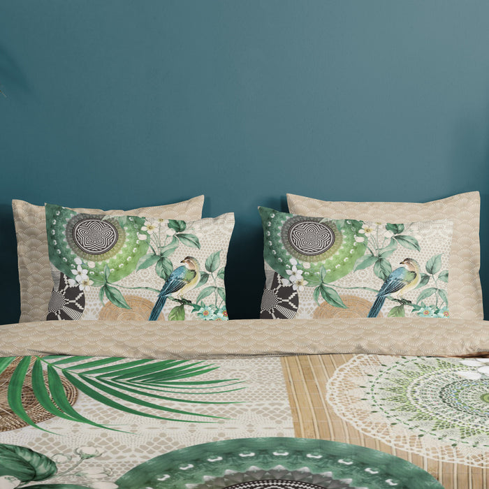 HIP Tonrar Dekbedovertrek 140 x 220 cm - Zand