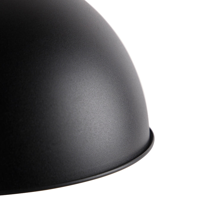 QAZQA Retro tafellamp mushroom zwart met goud - Magnax