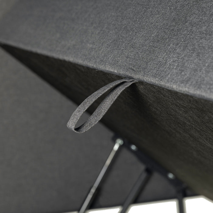 MOOS Lina Boxspring 140 x 200 cm - Antraciet