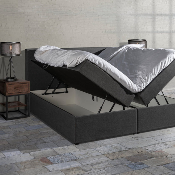 MOOS Lina Boxspring 160 x 200 cm - Antraciet
