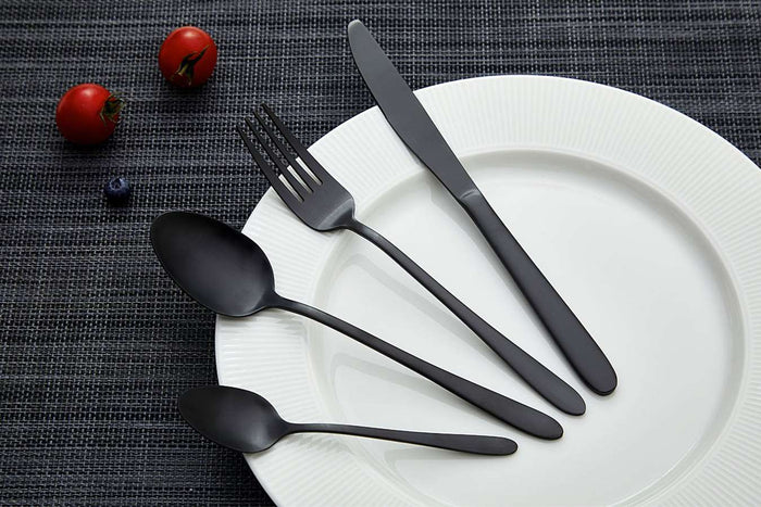 Buccan - Bestekset - London - 50 delig - Zwart