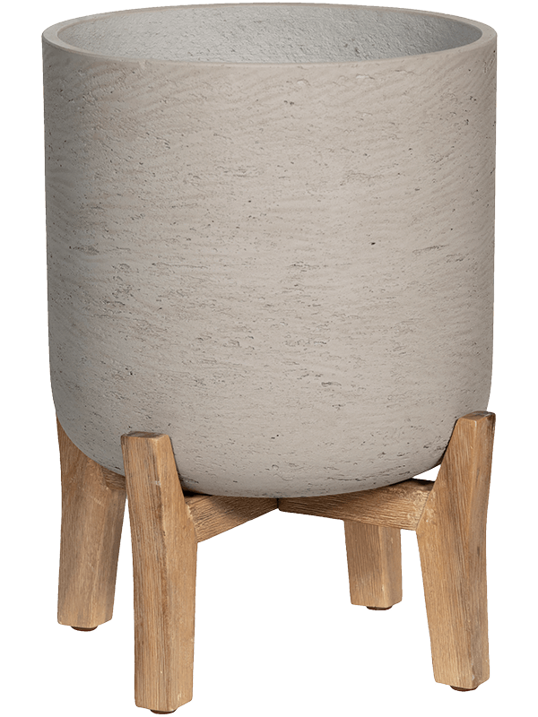 Pottery Pots Bloempot Patt Feet Low Beige-Grijs D 36 cm H 44.5 cm