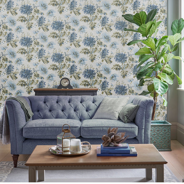 Laura Ashley vliesbehang Maryam Seaspray 10mx52cm