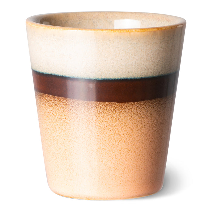 HKliving 70's Ceramics Ristrettokopje 0,1 L - Set van 4 - Calypso