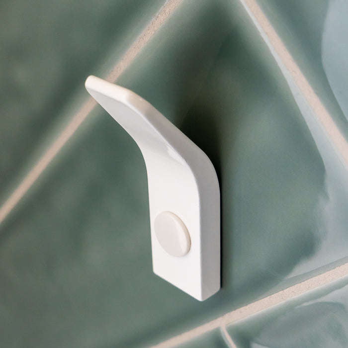 QUVIO Haakje metaal wand - Wit