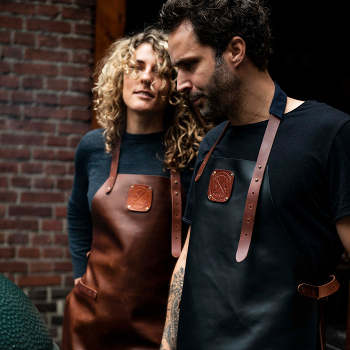 Witloft Leren Schort - Cognac