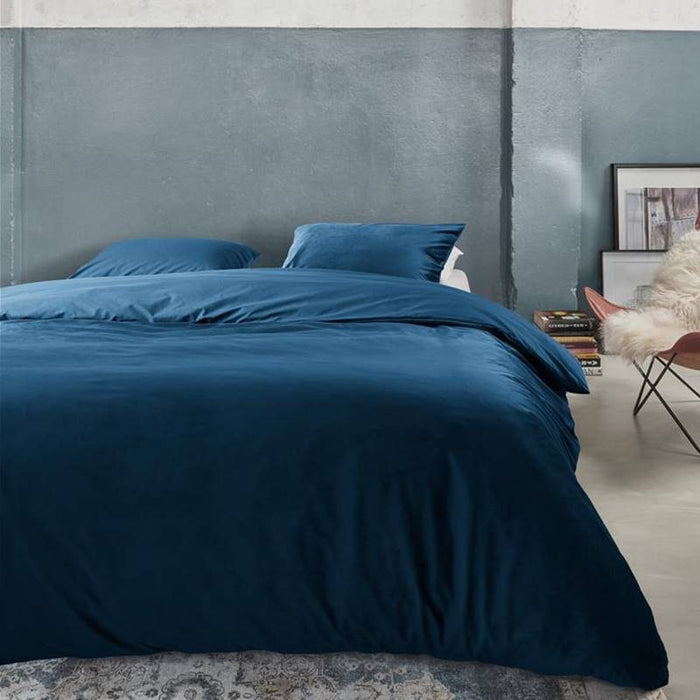 At Home by Beddinghouse Tender Dekbedovertrek 240 x 200/220 cm - Blauw