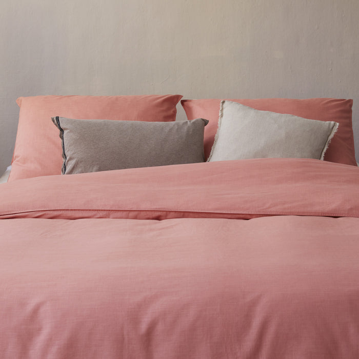 Walra Vintage Cotton Dekbedovertrek 200 x 220/240 cm - Terra