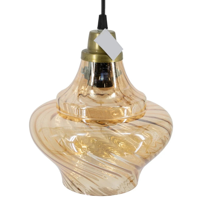 Hanglamp Eetkamer Woonkamer Slaapkamer - Vintage - Goud - 21 cm