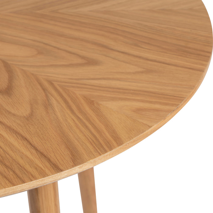 by fonQ basic Finn Eettafel - Ø 120 cm - Bruin