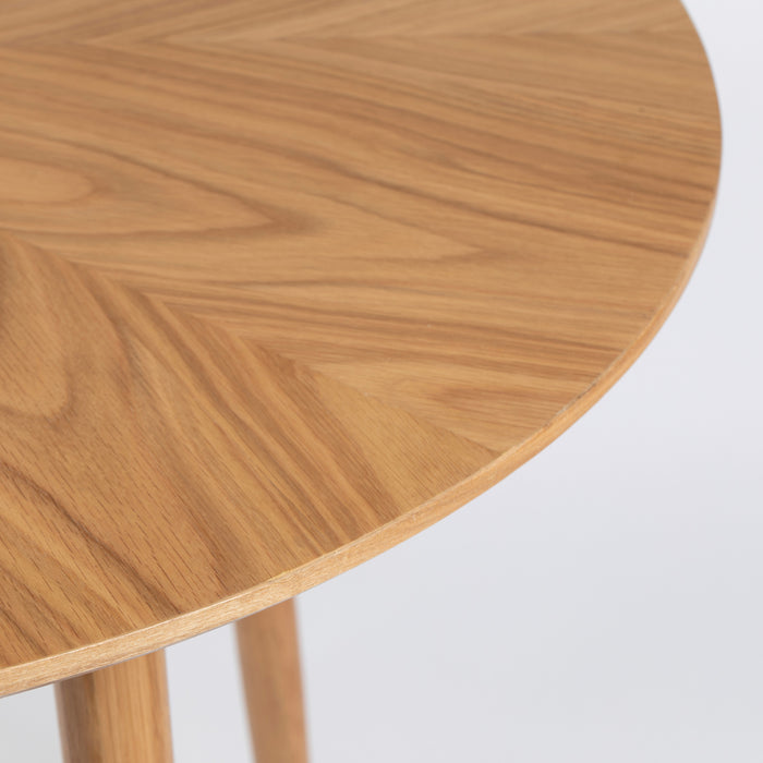 by fonQ basic Finn Eettafel - Ø 120 cm - Bruin