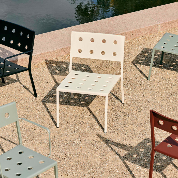 HAY Balcony Lounge Armstoel - Anthracite