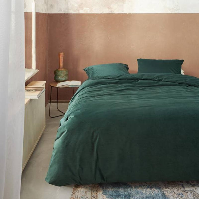 At Home by Beddinghouse Tender Dekbedovertrek 240 x 200/220 cm - Groen