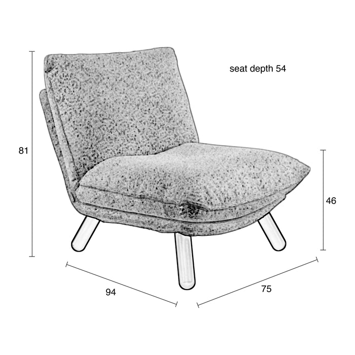 Zuiver Lazy Sack Teddy Fauteuil