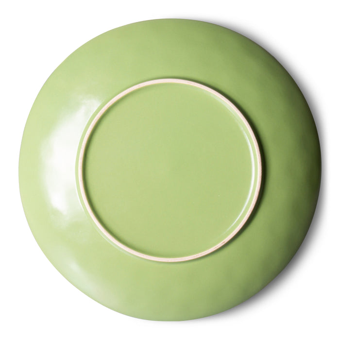 HKliving 70's Dinerbord Ø 29 cm - Set van 2 - Kiwi