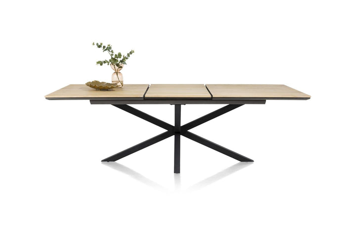 Xooon BELO uitschuiftafel met centrale poot 180 x 100 cm (+ 60 cm)