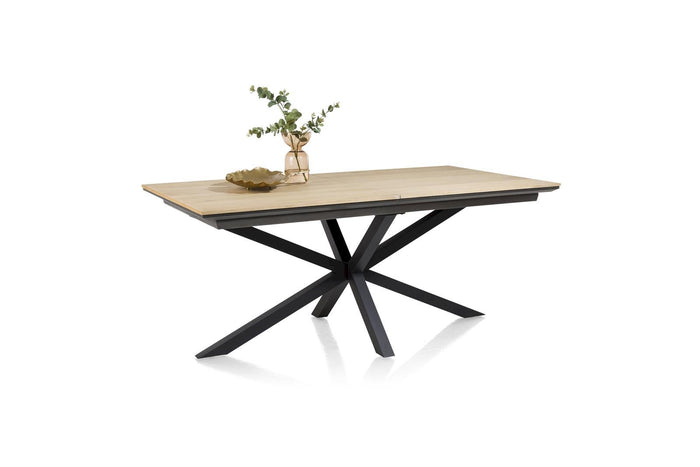 Xooon BELO uitschuiftafel met centrale poot 180 x 100 cm (+ 60 cm)