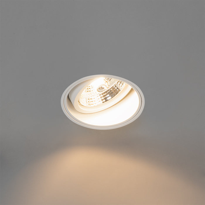 QAZQA Moderne inbouwspot wit trimless - Impact 70