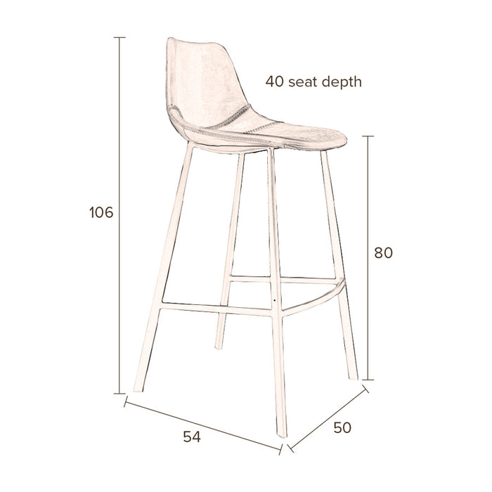 Dutchbone Franky Barkruk
